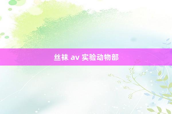 丝袜 av 实验动物部